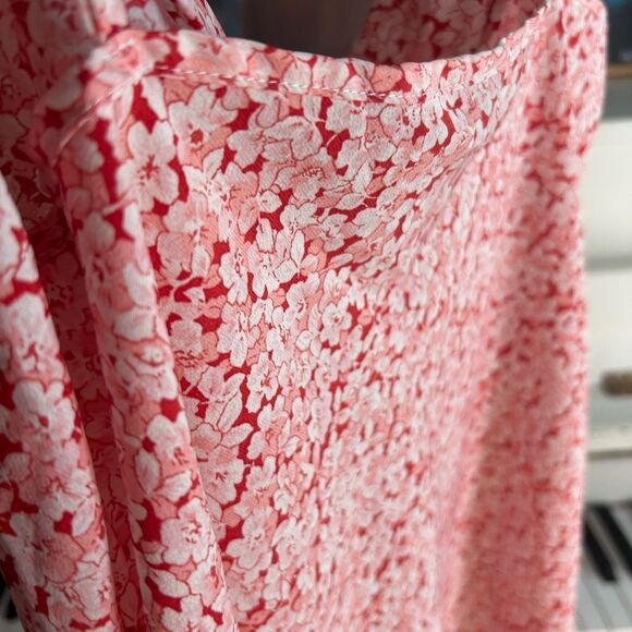 SHEIN Pink Floral Pattern Slip Dress L - Picture 13 of 16